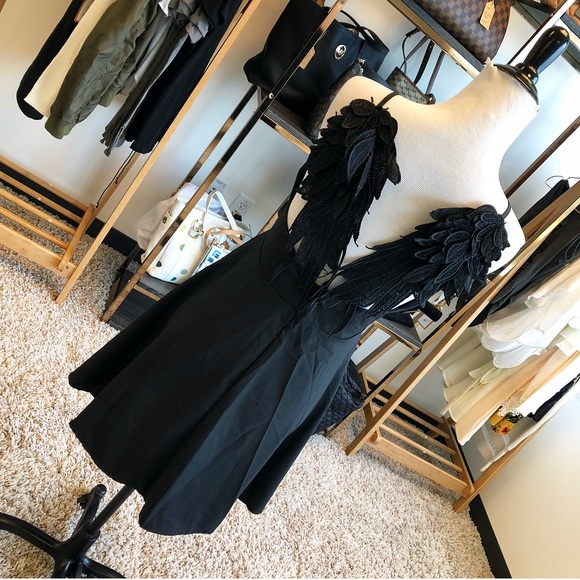 Dresses & Skirts - Black angel wings dress